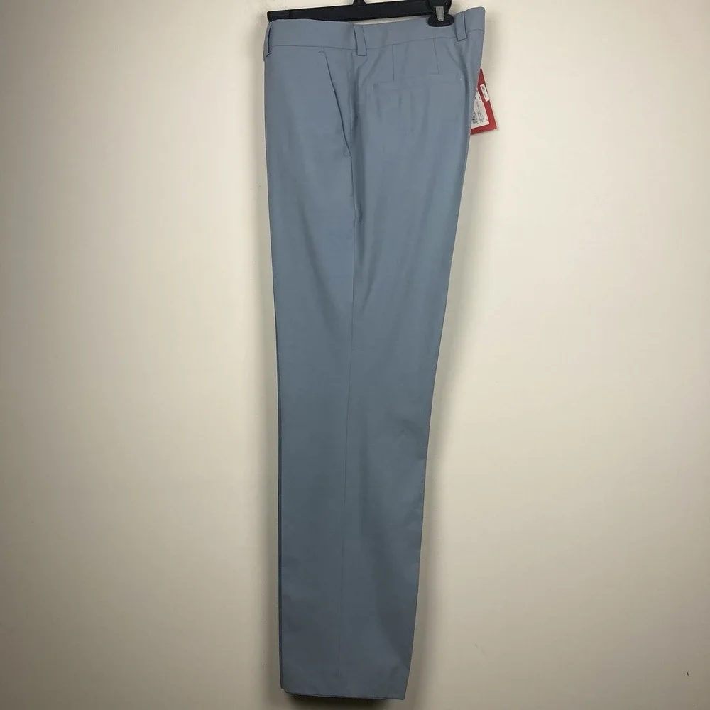 Hugo Mens Modern fit Dress Pants Wool Blend 36R Light Blue‎ Solid E111691